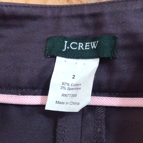 J. Crew Dark Brown Pencil Skirt w/ Pockets Like New Size 2 - Picture 5 of 12